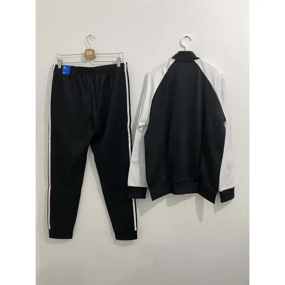 Adidas Originals Primeblue Superstar Tracksuit Black White Size L